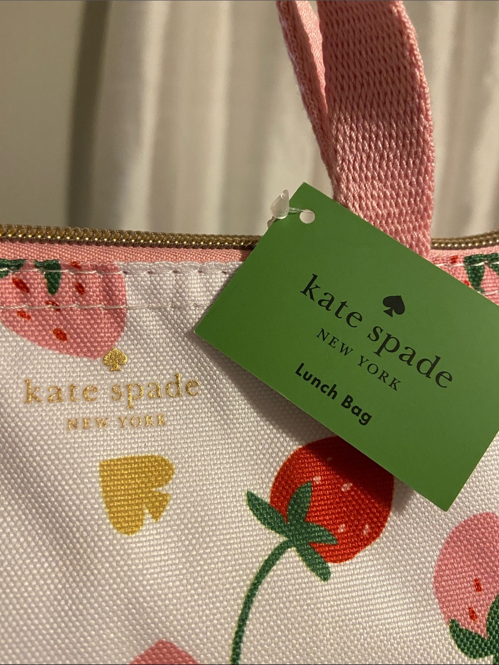 KATE SPADE NEW YORK Strawberry Lunch Bag, NWT - Picture 4 of 5